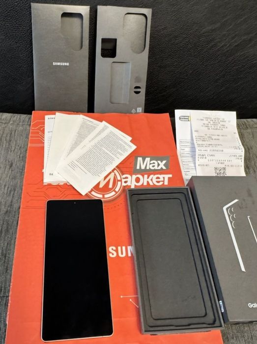 КАТО НОВ 512GB Samsung S25 Ultra 5G Техномаркет Гаранция 2027г. Black