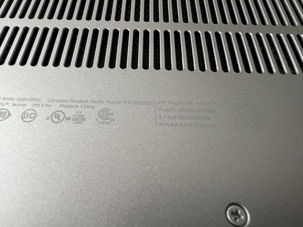HP Probook 440 G6 i7 8th gen