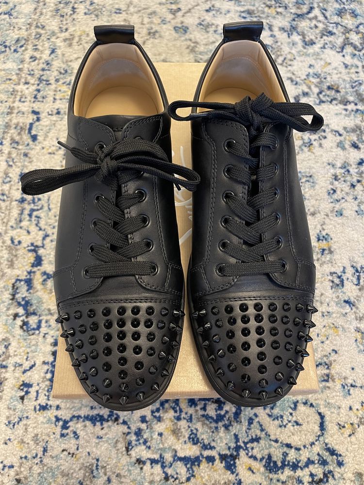 Christian Louboutin Louis Junior Spikes Black 44