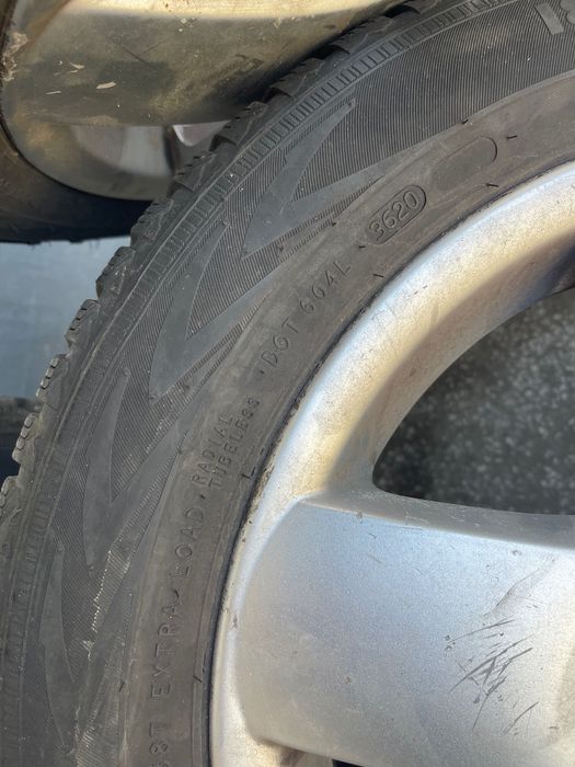 Jante Skoda aluminiu + anvelope M/S 185/60r15