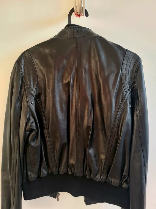 Geacă din piele naturală KIRCILAR, mărimea 48 (M/L), neagră,