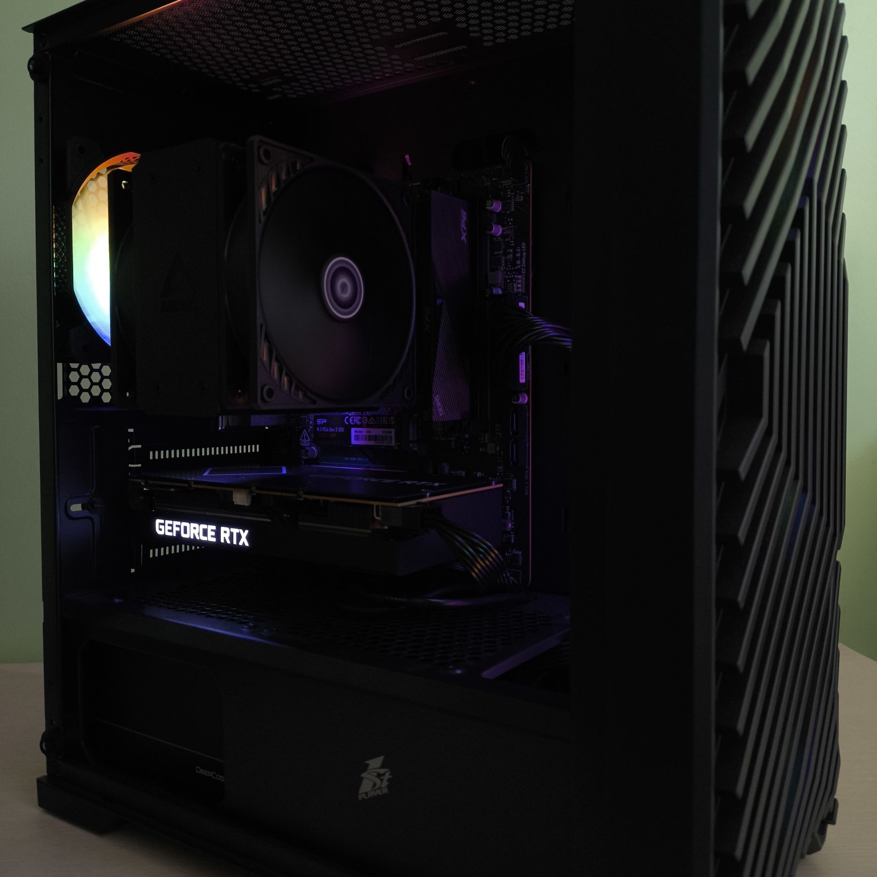 Геймърски компютър с Ryzen 5 7500f и RTX 3060 ti
