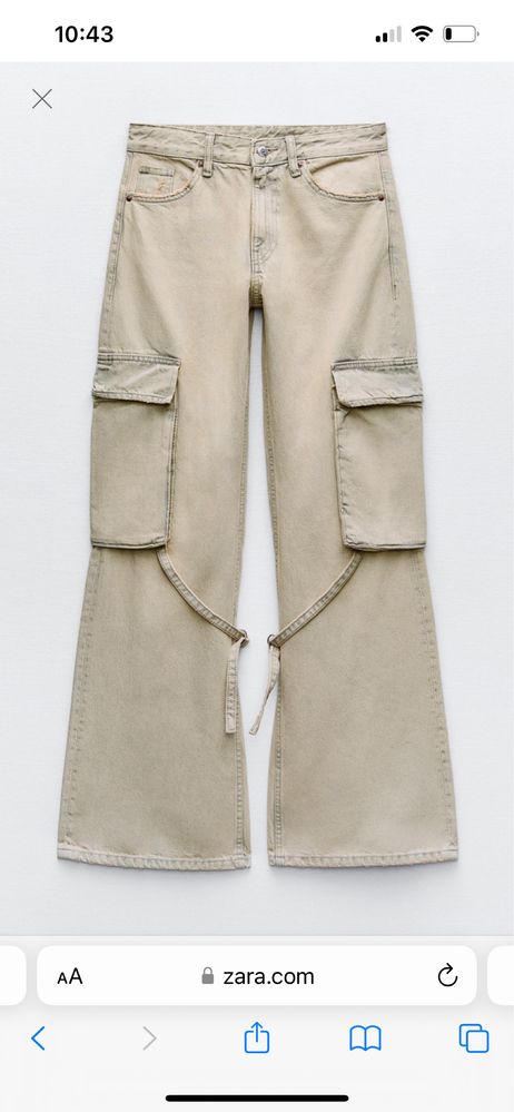 Карго дънки Zara размер 36