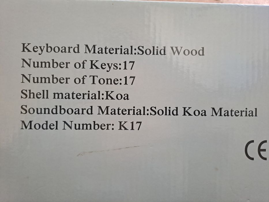 Калимба 17 тона /kalimba