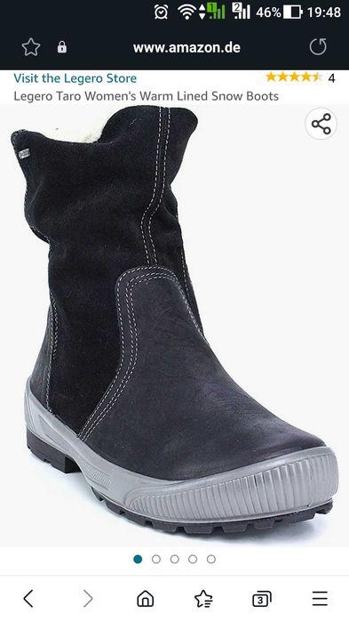 Оригинални Legero Ankle боти, топли, красиви, набук 37 н