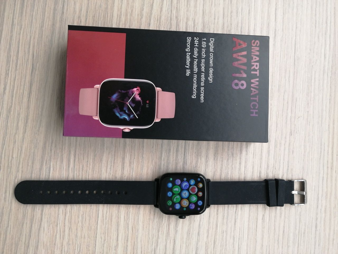 Smartwatch AW18 nou doar desigilatt