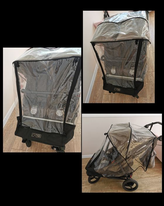 Продавам количка за близнаци Mountain buggy duet V3 + аксесоари.