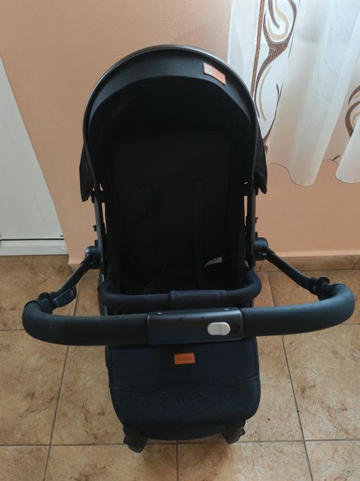 Cărucior sport cu maner reversibil tip troller Kidillo Carriage Black