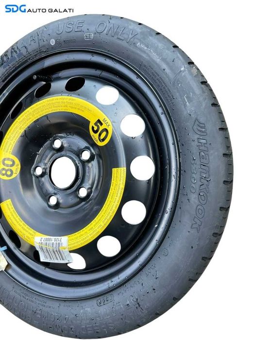 Janta Roata Rezerva Slim 5x112 T125 70 R16 16 3,5Jx16 H2 ET25,5 Volkswagen Scirocco 2009 - 2014 Cod 1K0601027F [B3176]