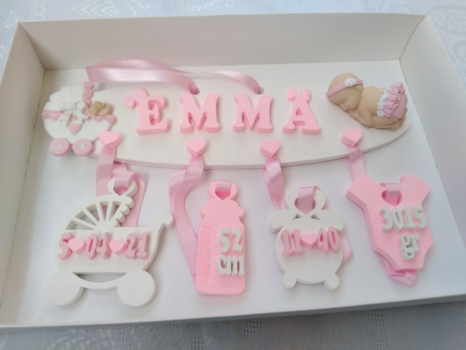 Бебешка визитка с данни