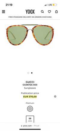 Ochelarii Gucci originali ( autentitici 100% ) accept orice verificare