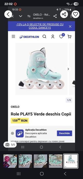 Role Dechatlon Oxelo