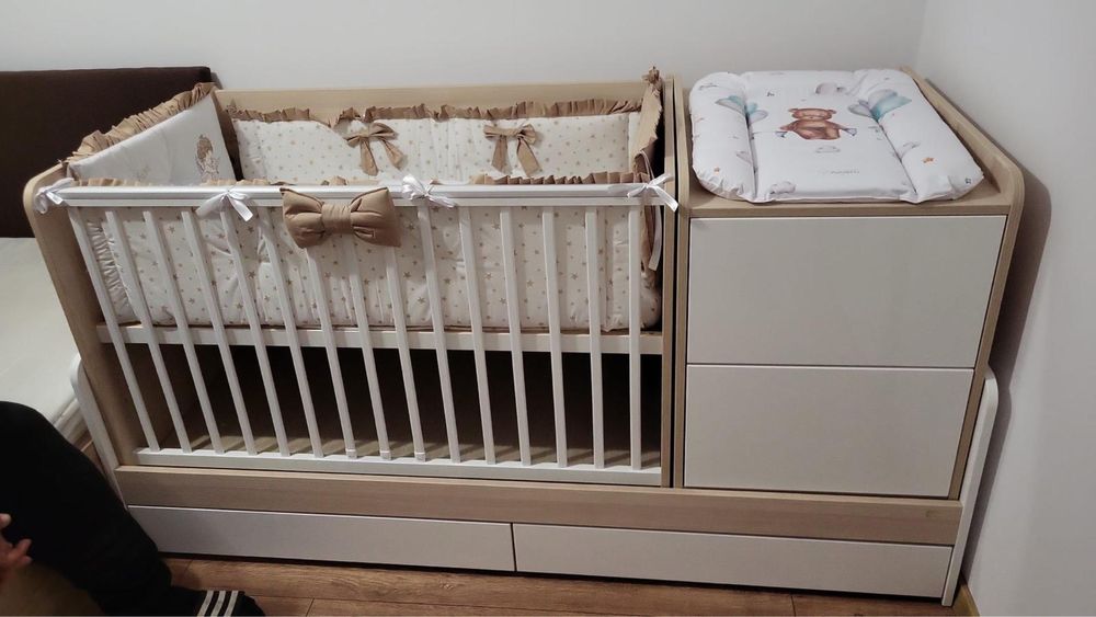 Patuț bebe transformabil