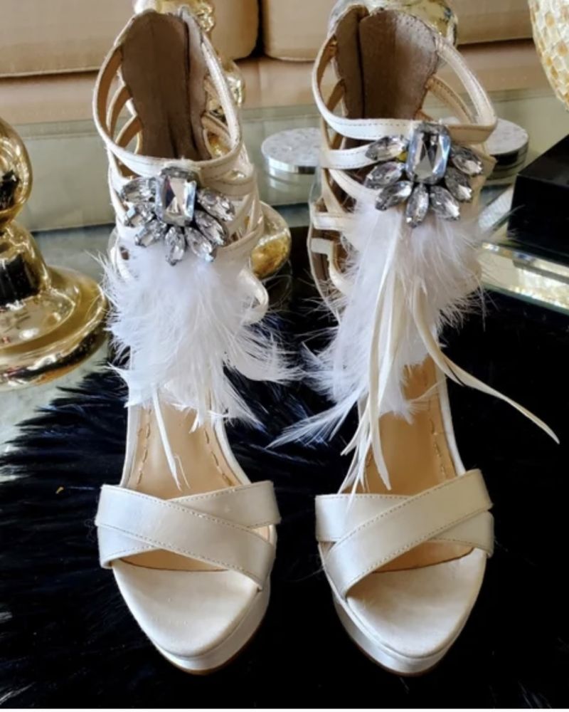 Sandale mireasa invoire satin