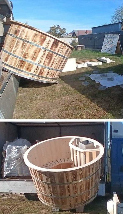 Ciubăr hot tub pe lemne pentru 6 8 persoane 499 pe închiriez zi