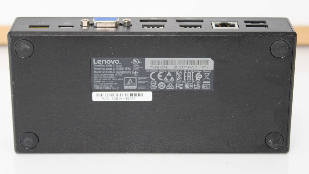 Докинг станция Lenovo ThinkPad 40A9