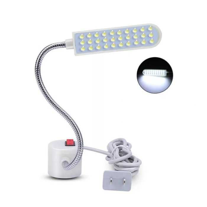 Lampa cu 30 de LED-uri pentru masini de cusut sau alte utilaje.