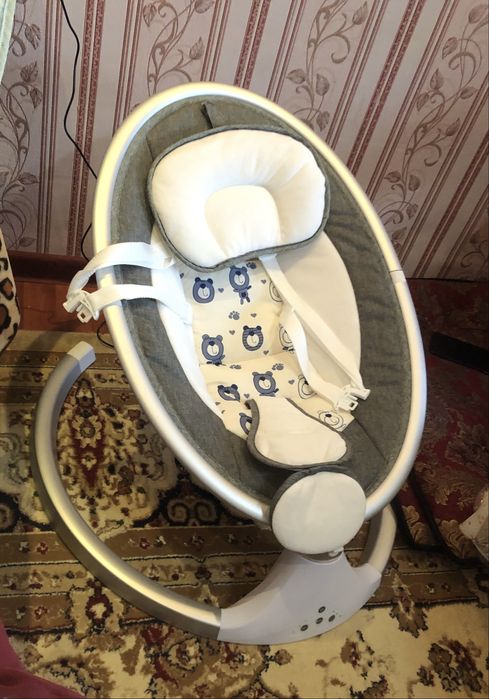 Люлька шезлонг музыкальный