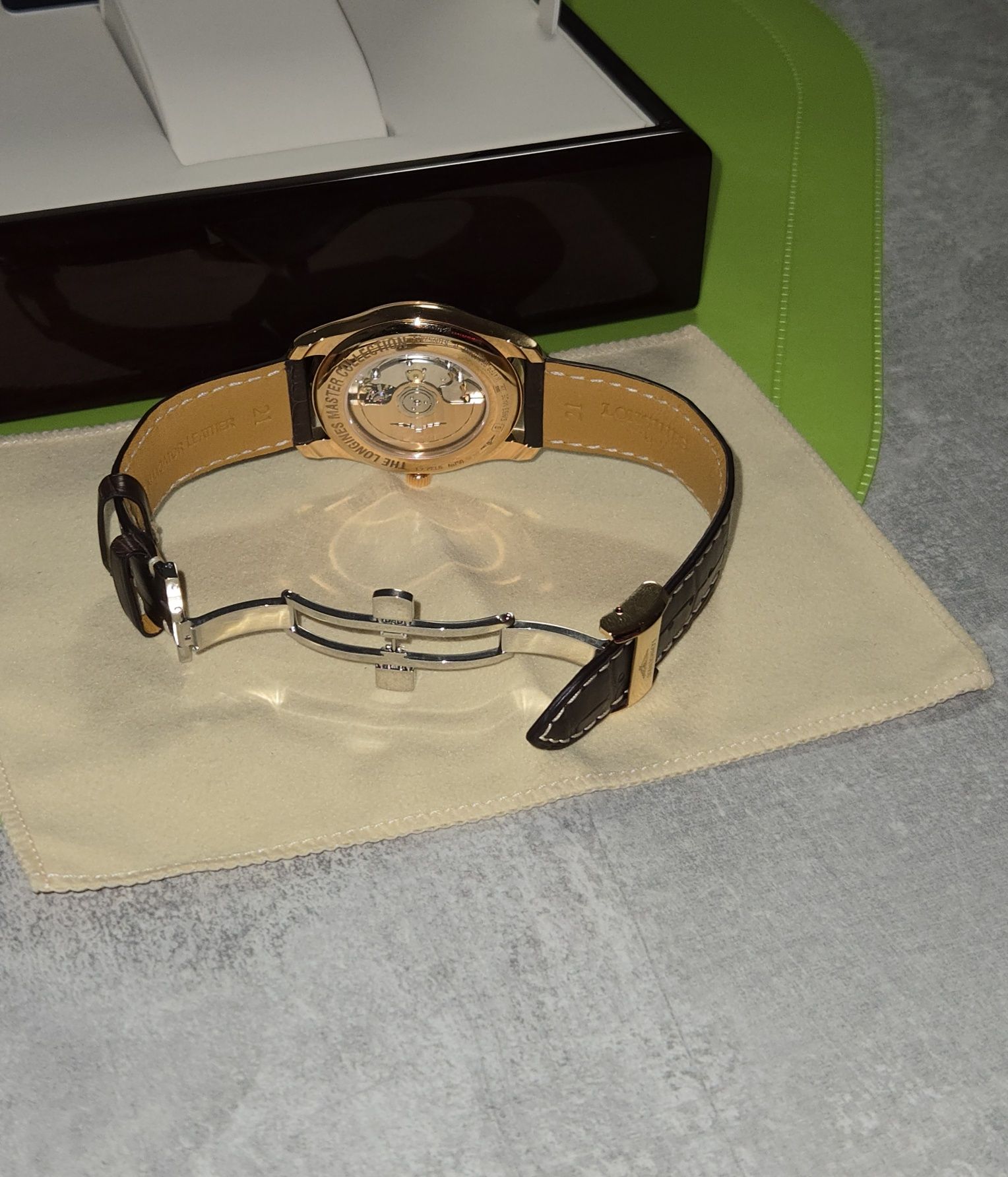 • LONGINES MASTER COLLECTION, Automatic, Aur 18k, Nou, Garantie 5 ani