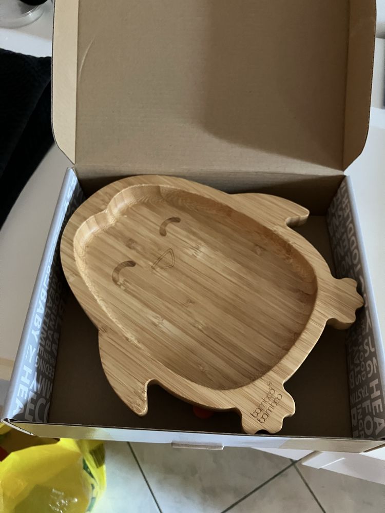 Комплект от 3 чинии на Bamboo Bamboo и прибори за хранене
