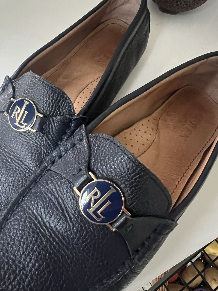 Pantofi loafer mocasini Ralph Lauren originali marime 39