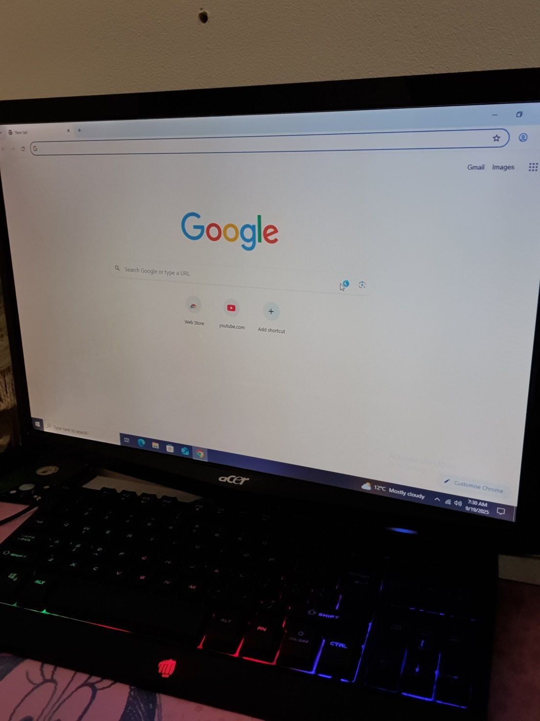 Монитор acer 19"