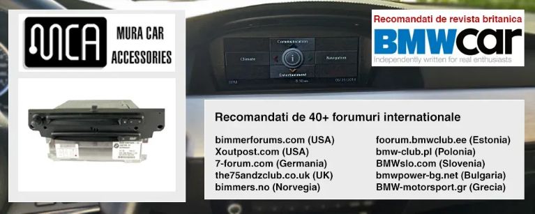 Reparatii navigatii BMW NBT iDrive | Garantie 1 an | Mura Car Accessor