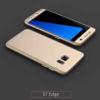 Защита на 360 градуса мат калъф кейс за Samsung Galaxy S7, S7 Edge