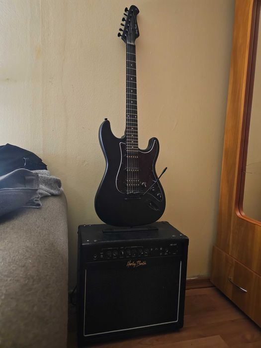 Vand chitară electrica si amplificator harley benton