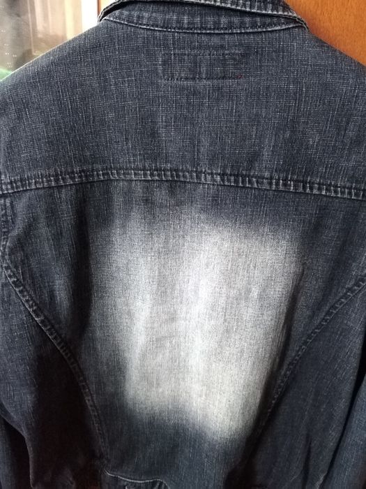 Тъмно синьо дънково яке