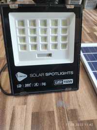 Прожектор на солнечной батарее Okgo 150w