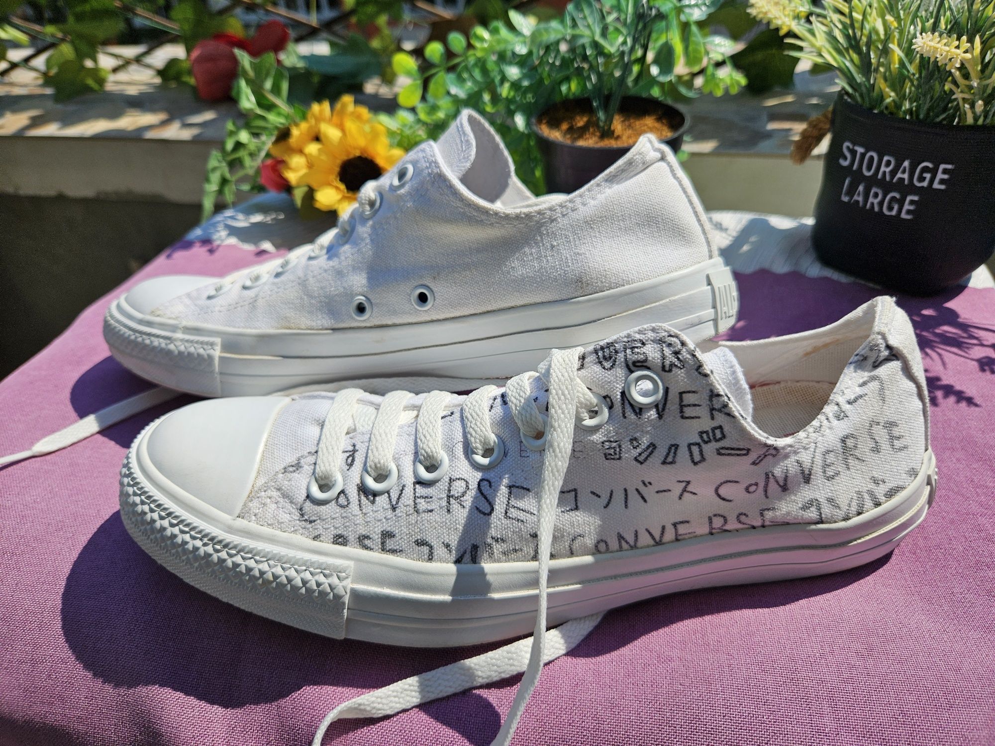 Converse бели кецове N42