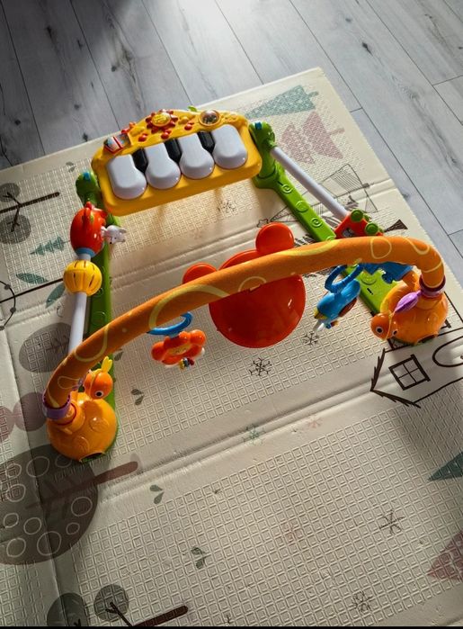 Centru de joacă bebeluși, cu pian, jucărie muzicală, multifuncțională,