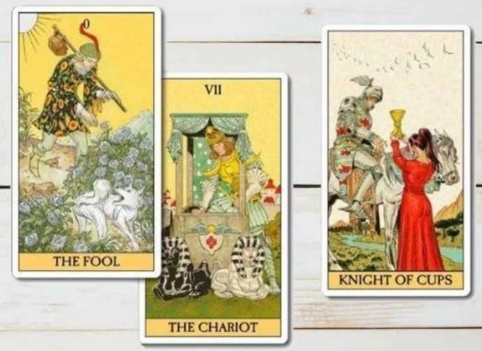 TAROTUL INAINTE & DUPĂ,2 SET carti de tarot de colectie,ORIG,ed lim-SG