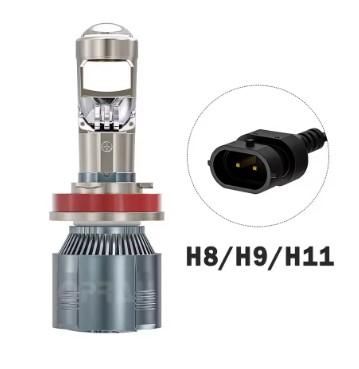 Лед крушки с лупа А80 за фарове Н11 Canbus 12-24V 220W 30000LM 5700К