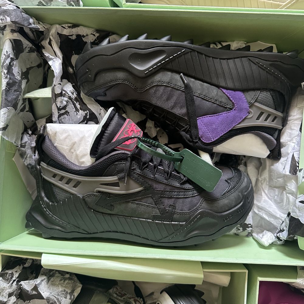 Off-White Odsy-1000 Negru Black Grey Fuchsia 40 - 100% originali