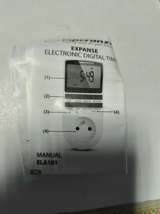 Priza cu temporizator afisaj digital