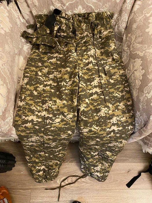 Военные Зимние Брюки на лямках
