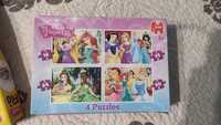 PuzzleDisney Princess 4 buc