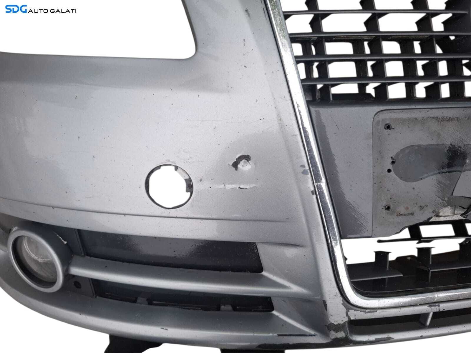 Bara Spoiler Fata cu Grila Emblema Grila Grile Proiector Proiectoare Audi A4 B7 2004 - 2008 (grila este cu defect) [LC0751]