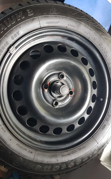 4 roti iarna complete originale OPEL ASTRA G