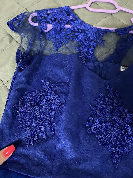 Rochie eleganta albastru regal