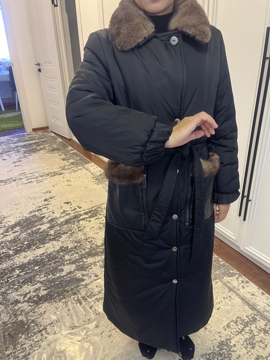 Куртка,норковый жағамен