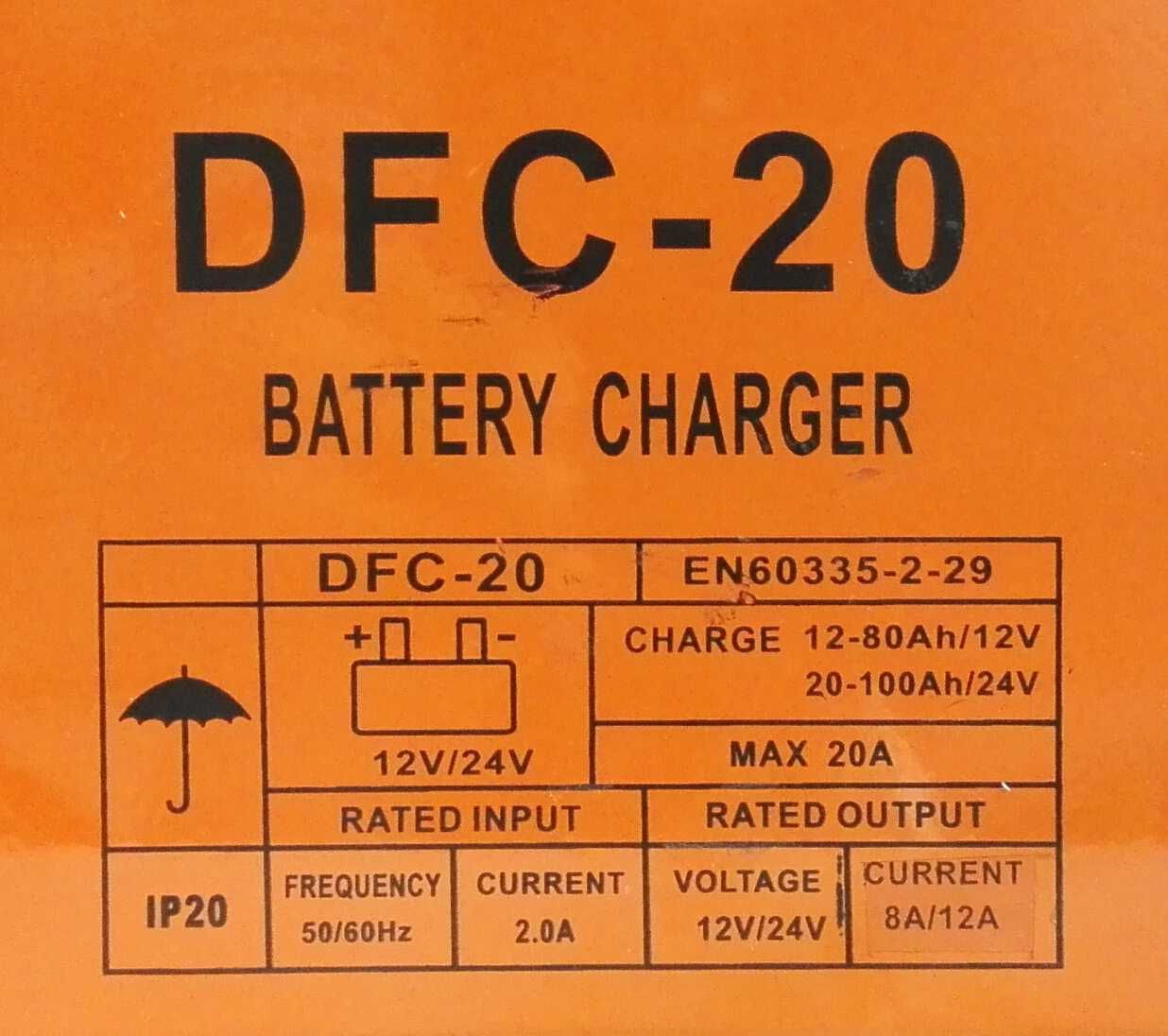 Зарядно устройство DFC-20
