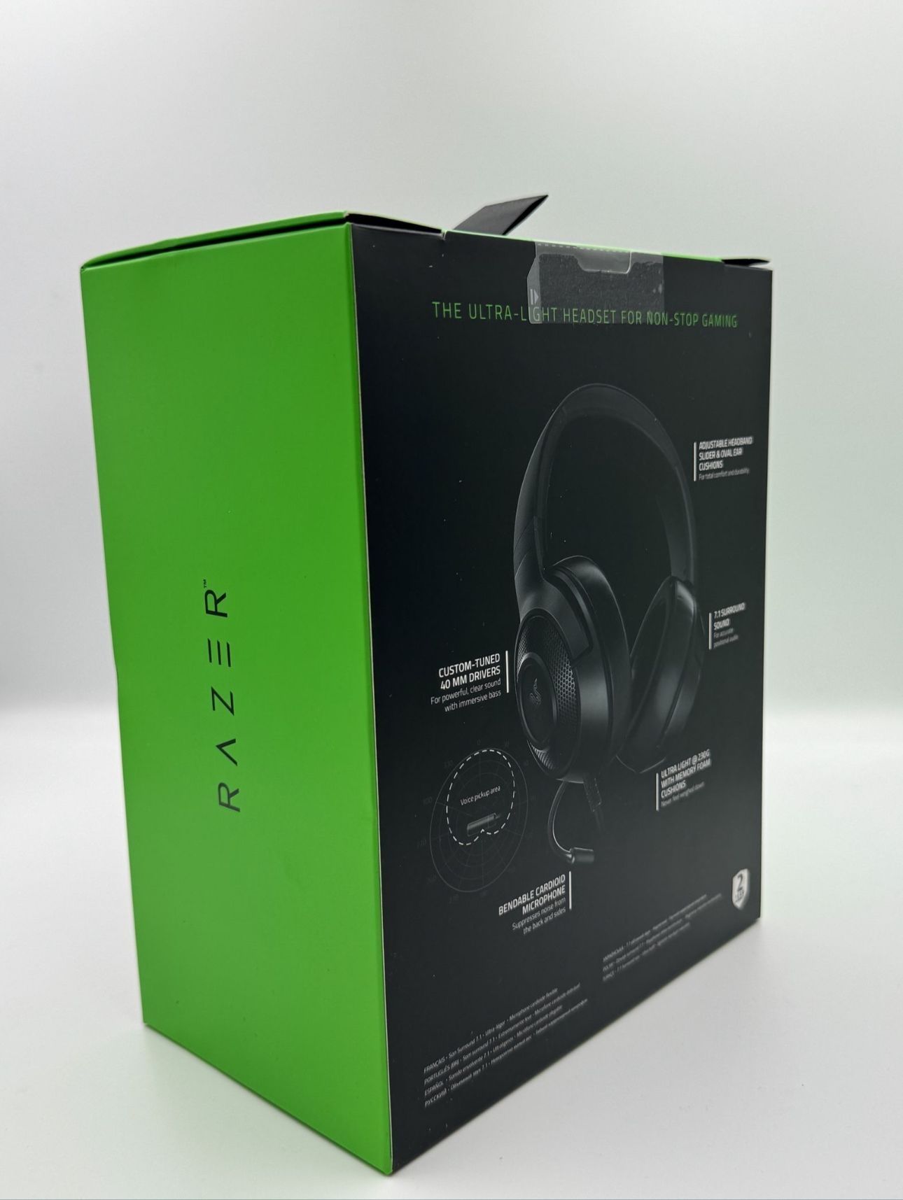 Casti gaming Razer Kraken X Lite,multiplatforma, Negru Sigilate