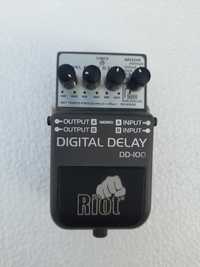 pedala efect chitara Riot DD-100 Digital Delay