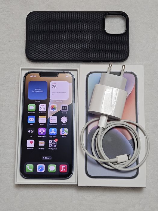 Iphone 14 Blue, 95% baterie, 128GB, ca nou, full box