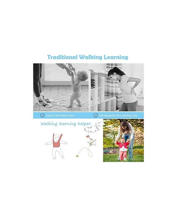 Ham reglabil pentru mersul bebelusilor 8-18 luni, rosu, Vicloon