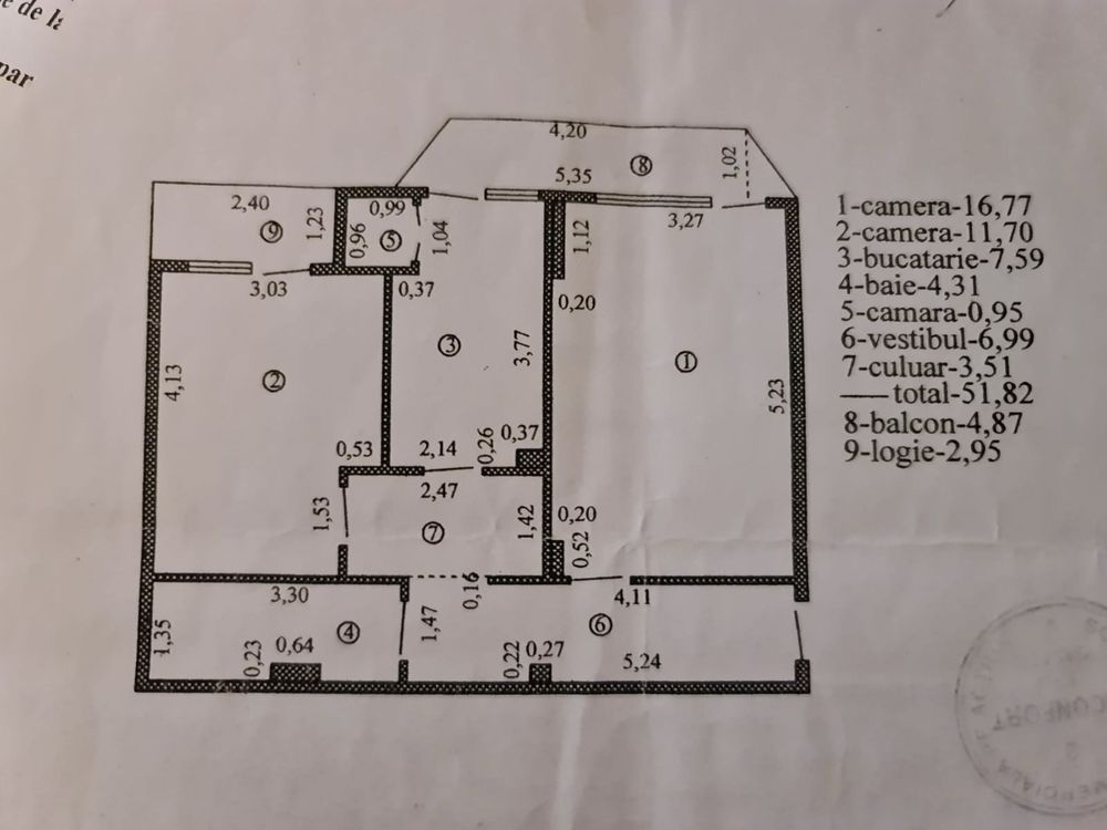 Apartament 2 camere decomandat spatios Siderurgistilor