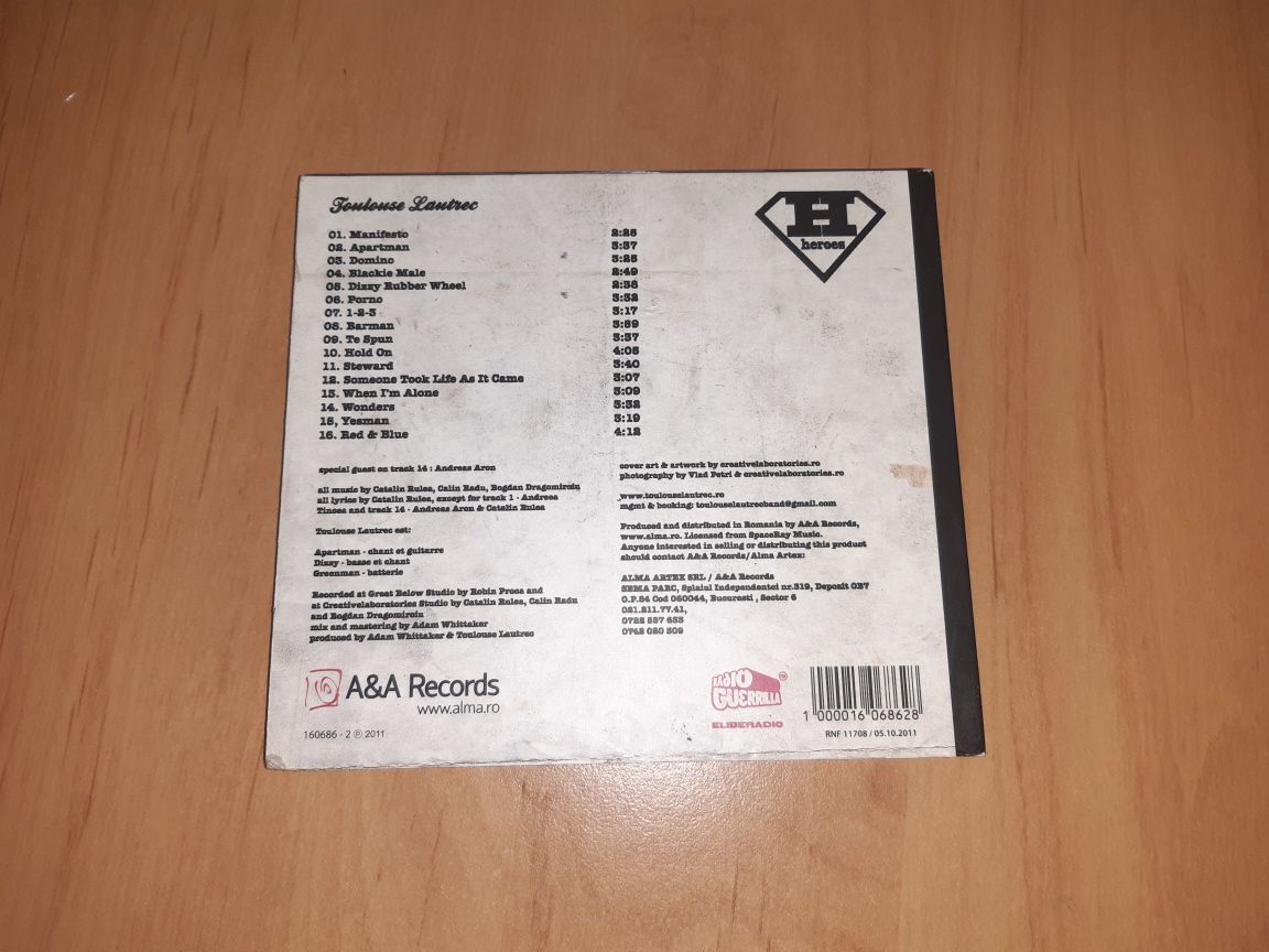 CD Toulouse Lautrec ( trupa rock românească)